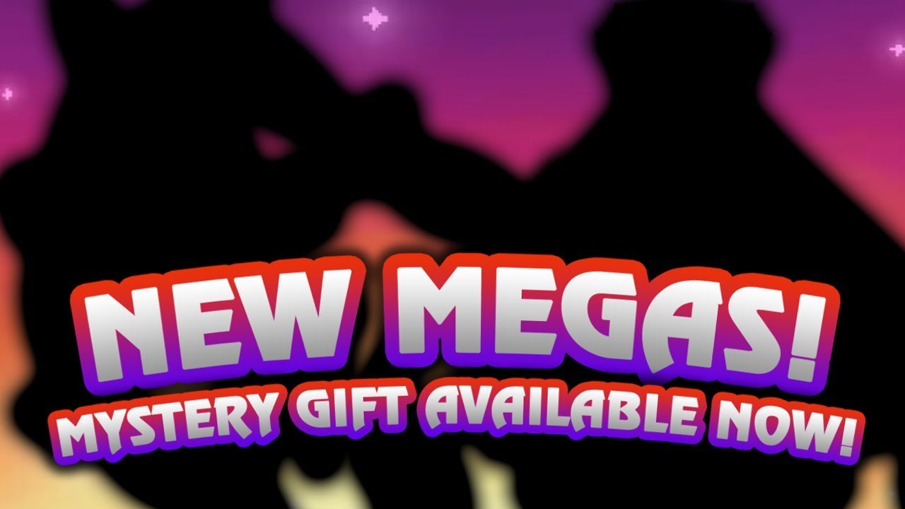 New Megas Available Now New Mystery Gift Event For Pokémon Sun And Moon Every Mega Available