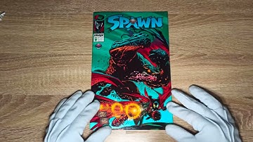 Spawn #47 4K 60FPS - April 1996 Flip Through Comic (Spanish)