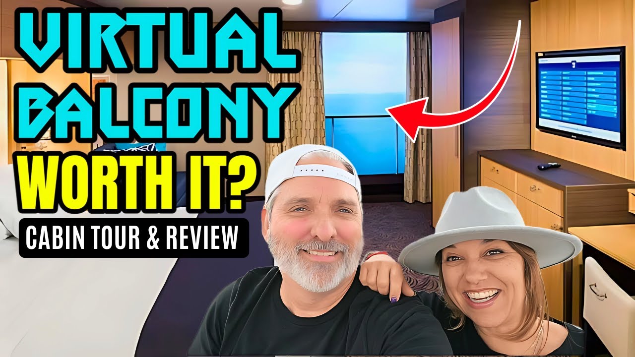 Interior Virtual Balcony Royal Caribbean Ovation Of The Seas | Room Tour & Review