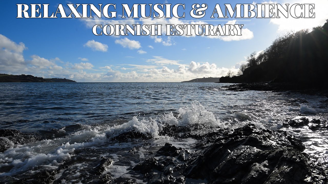 Coastal Ambient Music with Gentle Sea Sounds | Cornish Estuary Relaxation Film