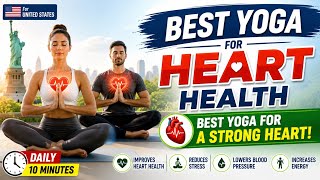 Your Heart Will Thank You ❤️ | Best Yoga RoutineStop Heart Problems Early! Try This Yoga Today #usa 