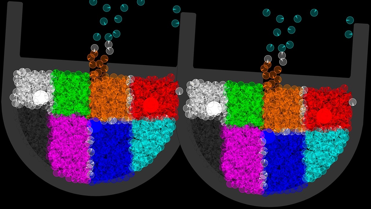 The Bubble 29 Legs Eliminations Marble Race in Algodoo