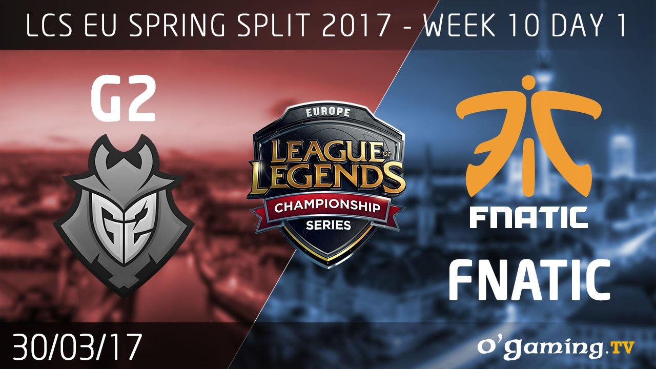 https://www.uol.com.br/ G2 vs Fnatic - LCS EU Spring Split 2017 - Week 10 Day 1 - League of Legends