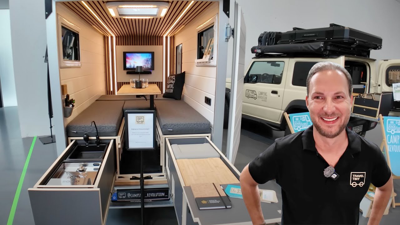 18.600€ WOHNMOBIL Mini Tiny House 1,20m breit, 1,8m lang! Work & Travel