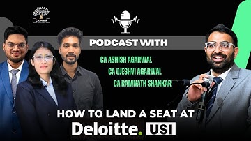 Interview Process of Deloitte USI | How to Prepare for Deloitte Statutory Audit Interview | CA Jobs