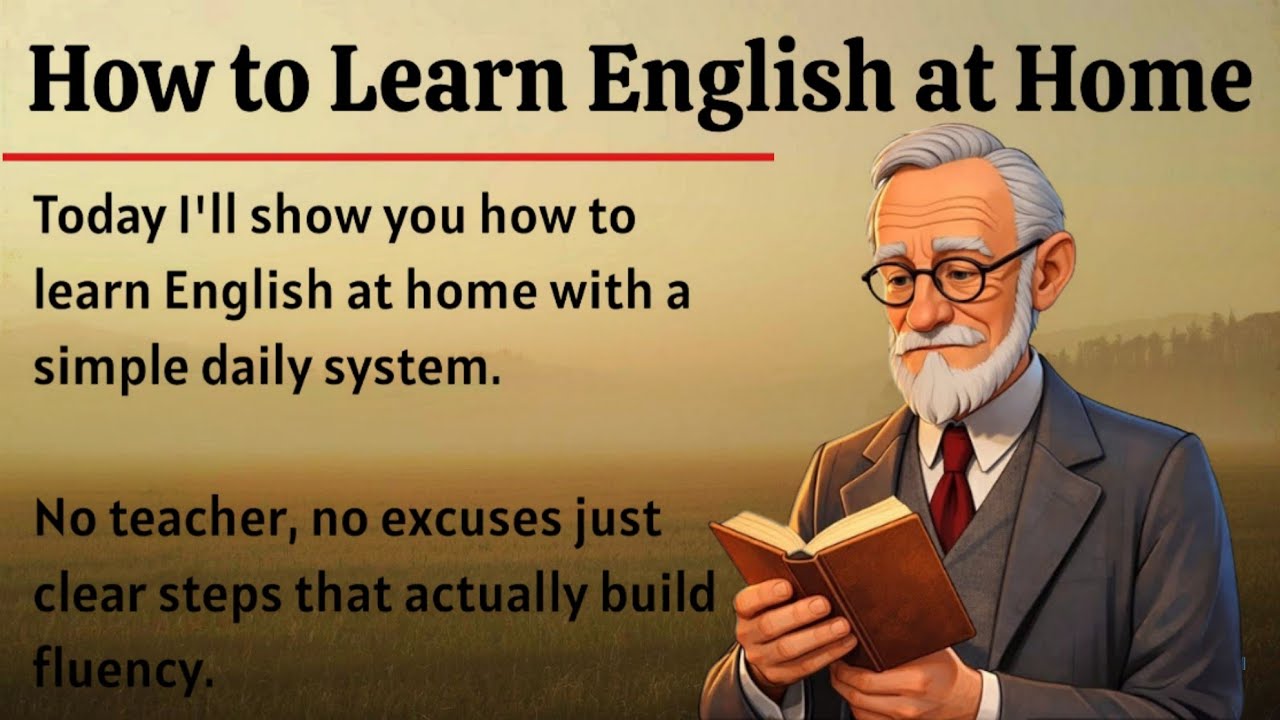 How to Learn English at Home || Graded Reader || Improve Your English ...