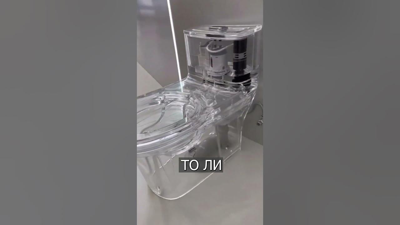 Прозрачный унитаз