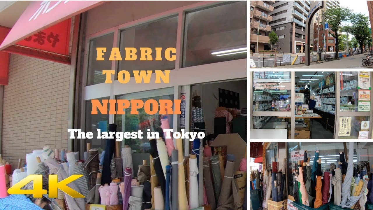 ⁴ᴷ Nippori: The Largest Fabric Town in Tokyo 