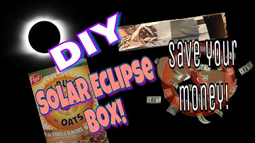 DIY FREE Solar Eclipse Glasses!!