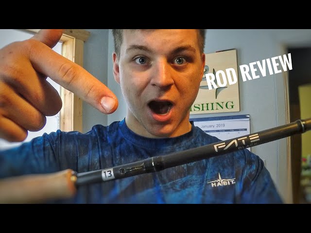 13 fishing FATE BLACK spinning rod REVIEW!!!! 