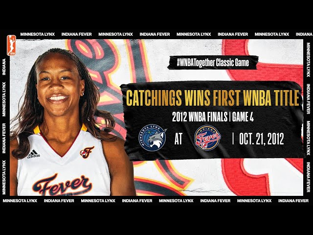 Tamika Catchings 2012 WNBA Indiana Fever Champion MVP!