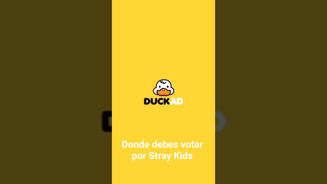 donde tienes que votar en Duckad por Stray Kids.(No es mio es del canal de fans) #straykids #stay