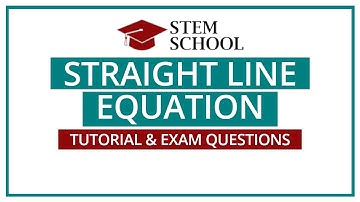 Straight Line Equation - Fully Explained With Exam Questions | National 5 & GCSE