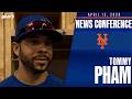 Veteran OF Tommy Pham on signing with the Mets after joining the team in Los Angeles