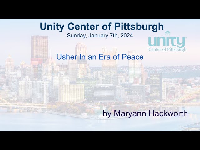 Replay: Usher In an Era of Peace with Maryann Hackworth