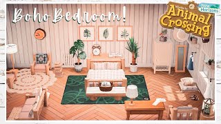 Boho Bedroom Speed Build | Animal Crossing New Horizons