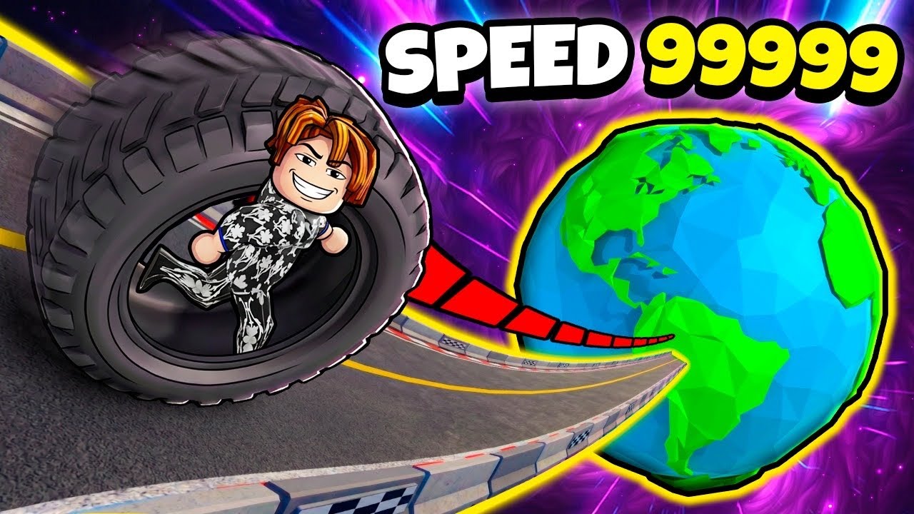 CORRENDO DENTRO DO PNEU PARA DESCER COM VELOCIDADE INFINITA NO ROBLOX