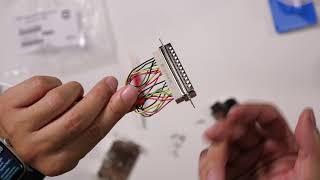 Kuka X11 D-Sub 50P metpl hood 1str-ent kn 4-40 l Safety Interface Plug Unboxing