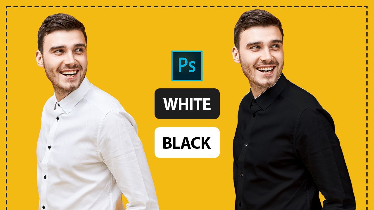 Photoshop Tutorial Turn White Shirt To Black In Photoshop YouTube Photoshop Tutorial Turn White Shirt To Black In Photoshop YouTube
