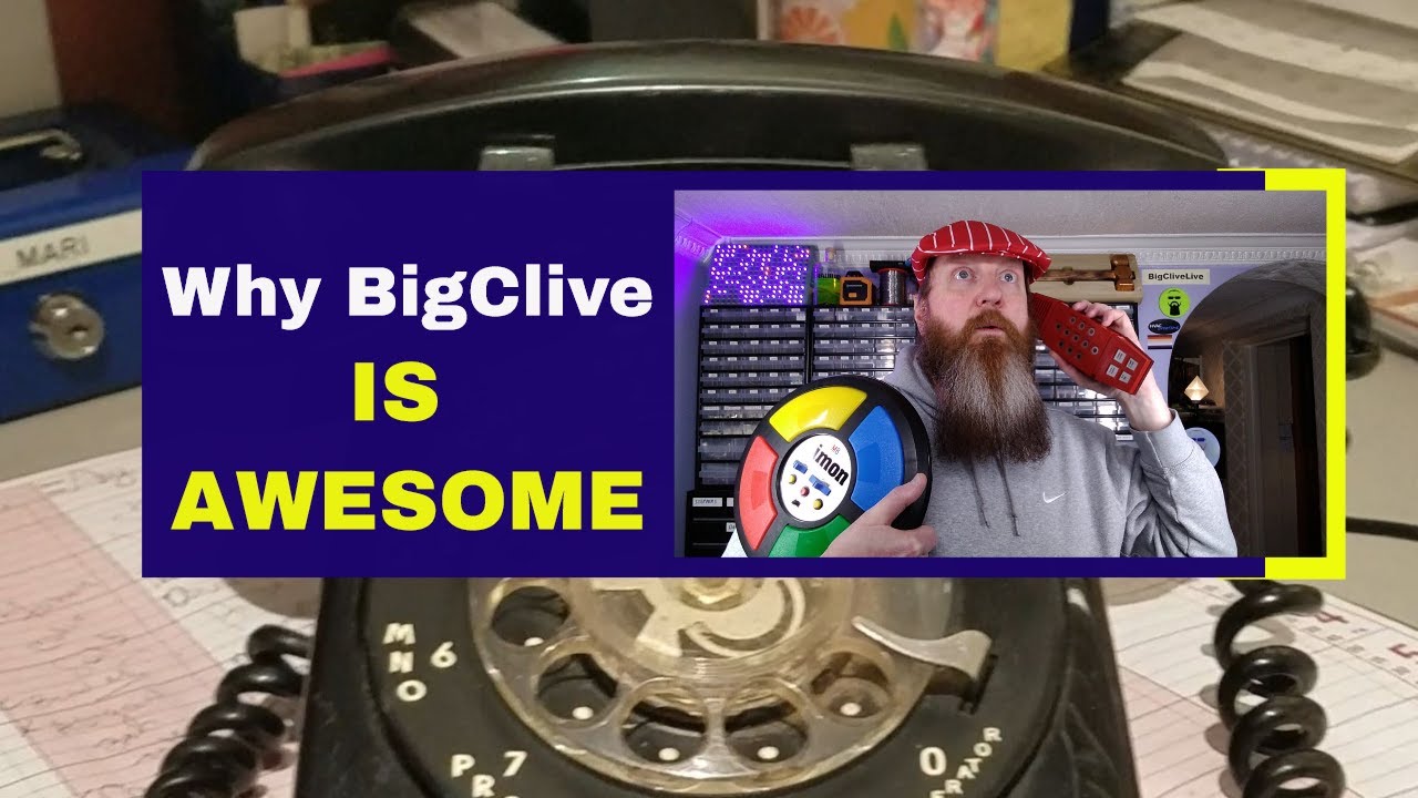 fixing an antique telephone & a shoutout to BigCliveLive nikonusa