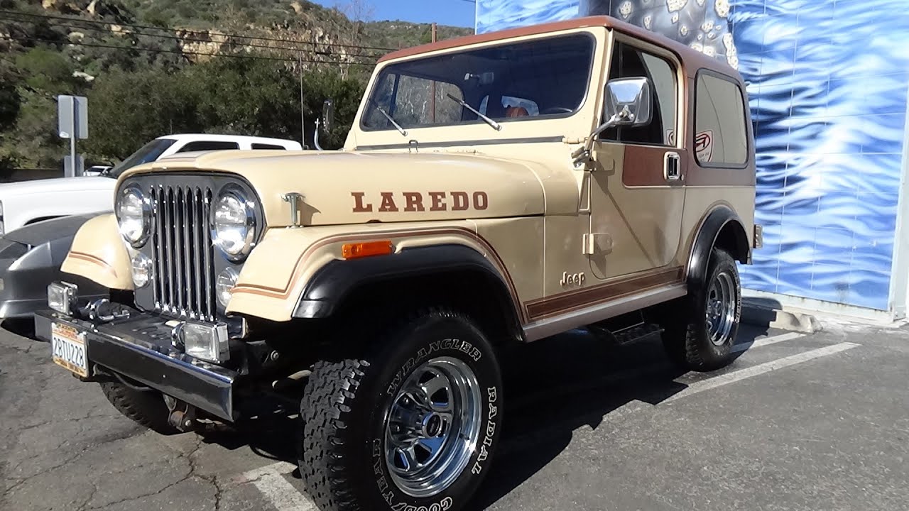1981 Jeep CJ7 Laredo test drive ta Laguna Classic Cars, Laguna Beach, Ca