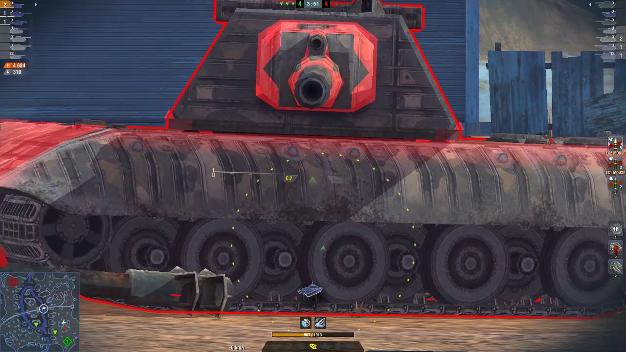 wotblitz WOT Blitz / FV215b 183 / 3 kills / 6 618 dmg