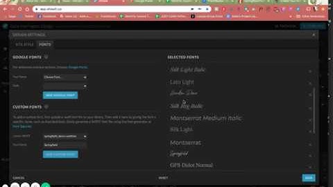 Showit Tutorial | How to add custom fonts to your site