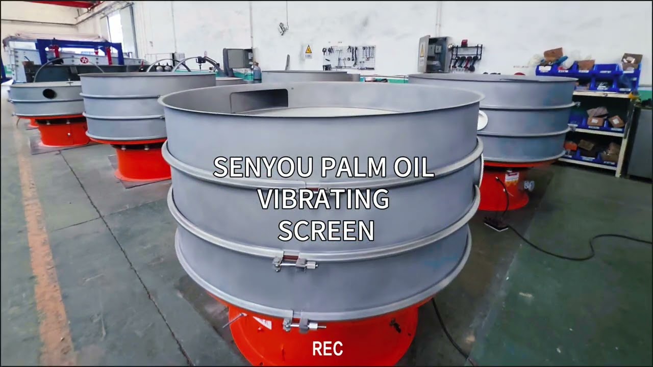Double-Deck Vibrating Screen in Crude Palm Oil