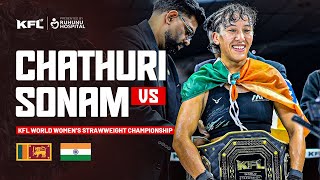 Sonam Zomba ๐ฎ๐ณ vs Chathuri Siriwardana ๐ฑ๐ฐ | Full Fight #KFL8