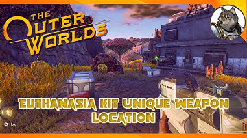 THE OUTER WORLDS - Euthanasia Kit Unique Weapon Location & Iconoclast Trauma Kit (Quest Item)