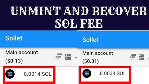 HOW TO UNMINT A TOKEN AND RECOVER MINTING SOL FEE IN SOLLET WALLET | Simple step by step guide