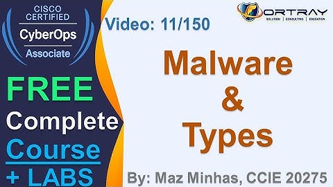 Free CCNA Cyber OPS | 11- Malware and Types | Day 1 | CCNA Cyber OPS 200-201 Complete Course