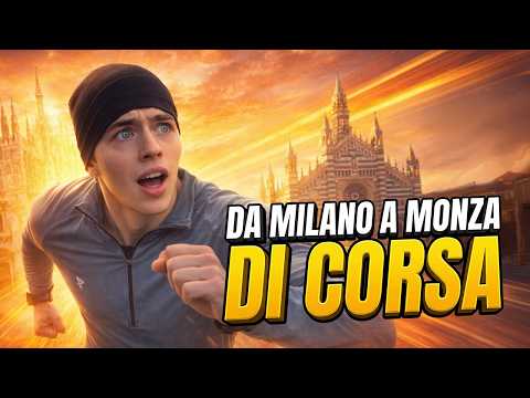 Video CORRO da Milano a Monza SENZA mappe! *FINISCO in AUTOSTRADA?*