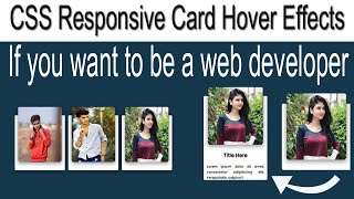CSS responsive card hover effects html & CSS | 3d Flip Card Effect on Hover Using Only HTML &  CSS