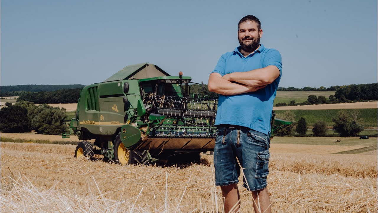 Syngenta Seeds | Ernte von Hybridgerste in der Eifel | Matthias Billen erntet die SY Baracooda