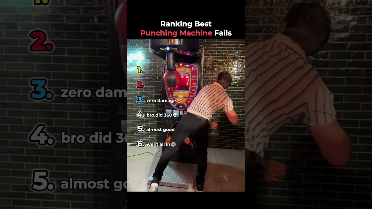 Ranking Best Punching Machine Fails