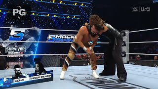Celebrity Andrade Vs Shinsuke Nakamura _(2/2) _Smack Down Nov. 29, 2024 Wealth