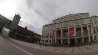 Опера Лейпцига Leipzig opera обзор здания оперы, пргулка по опере(Oper Leipzig am Augustusplatz - inside and outside Leipzig opera Гуляю по опере показываю ,как выглядит снаружи и внутри,рассказываю..., 2015-05-14T19:12:42.000Z)