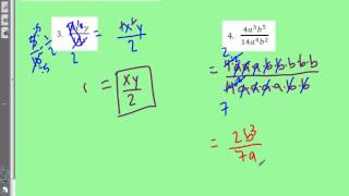 Unit 3 Notes 4: Dividing Monomials