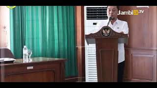 Sekda Tanjab Timur  Sapril Buka Sosialisasi Pilkades Serentak TA 2022