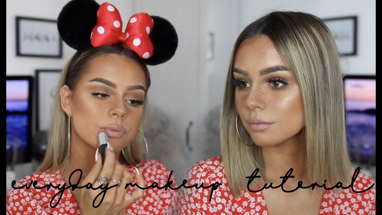 MY GO TO EVERYDAY MAKEUP TUTORIAL HOW I DO MY FAUX FRECKLES