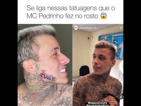Mc Pedrinho Fez Tatuagem No Rosto Youtube