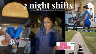 Back on Night Shift as a Labor & Delivery Nurse 🌙 | my realistic overnight routine + life updates
