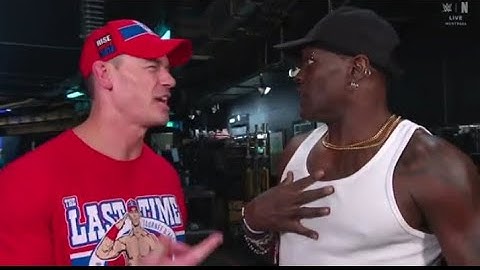 John Cena back stage R-Truth WWE SmackDown highlights today