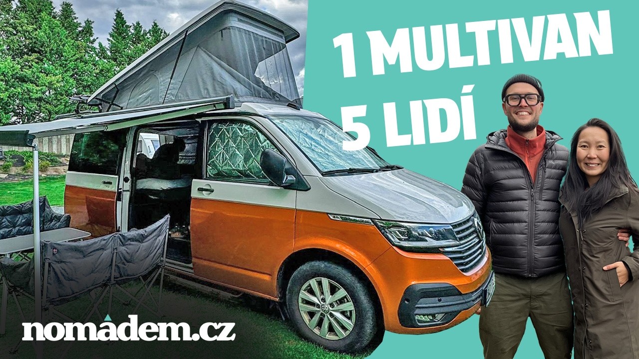 5-členná rodina v obytném Multivanu VW T6.1 | @vanliferodina