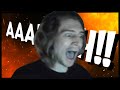 xQc screaming AAAHHHH!! for exactly 1 minute