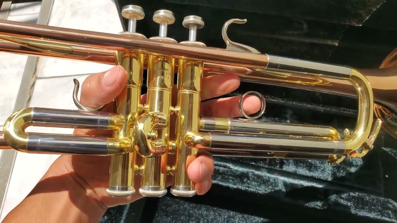 Trompeta Yamaha YTR 634 Gold Made in Japan - YouTube