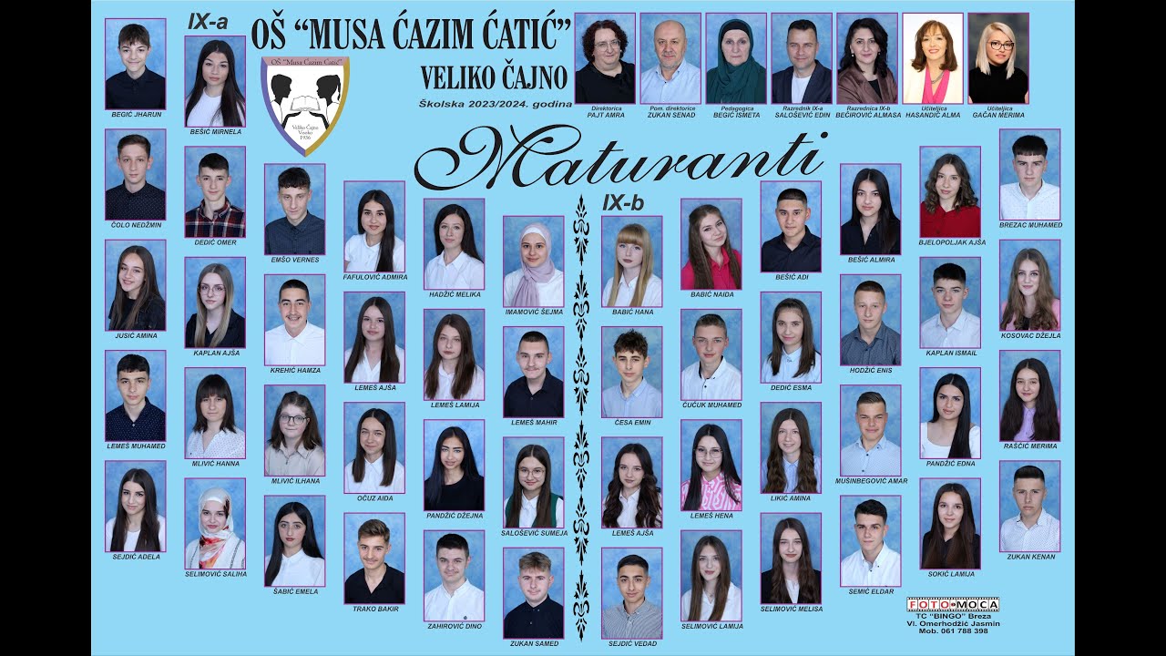 SVEČANA PODJELA DILOMA MATURANTIMA OŠ