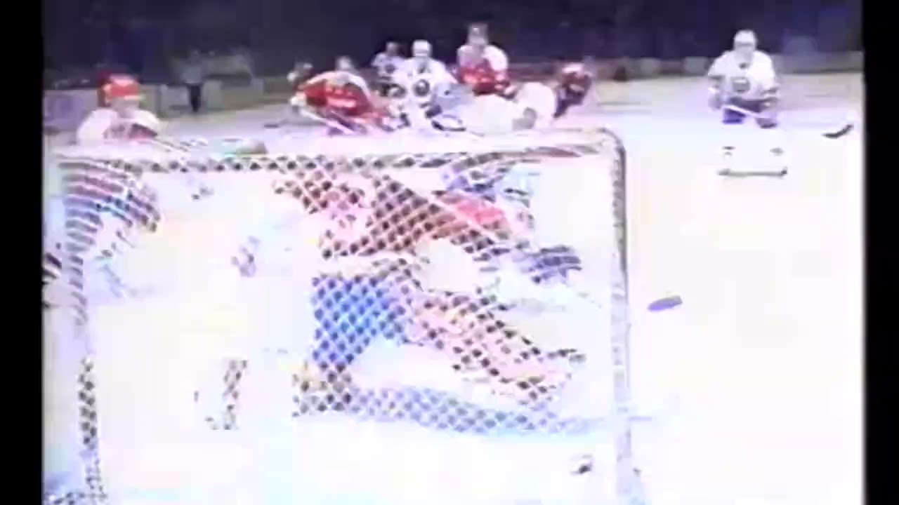 Dale Hunter cheap shot on Pierre Turgeon 1993 - YouTube
