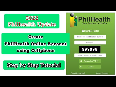 Paano gumawa ng PhilHealth Account sa Cellphone? | PhilHealth Online Registration 2022 Update